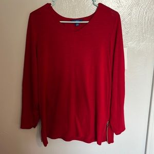 Apt. 9 Women’s Long Sleeve Zip Tee